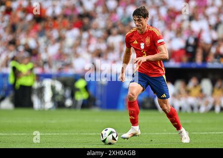 Stuttgart, Allemagne. 05 juillet 2024. Robin le Normand (3) d'Espagne photographié lors d'un match de football entre les équipes nationales d'Espagne et d'Allemagne dans la phase quart de finale du tournoi UEFA Euro 2024, le jeudi 5 juillet 2024 à Stuttgart, Allemagne . Crédit : Sportpix/Alamy Live News Banque D'Images