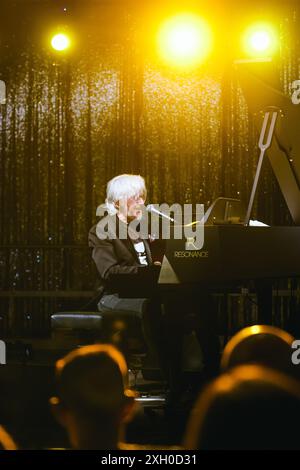 Milan, Italie. 10 juillet 2024. Morgan se produit en concert au Desio Summer Music Festival à Milan, en Italie, le 11 juillet 2024 (photo Alessandro Bremec/NurPhoto). Crédit : NurPhoto SRL/Alamy Live News Banque D'Images