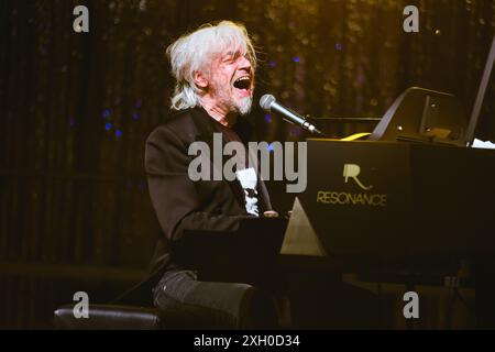 Milan, Italie. 10 juillet 2024. Morgan se produit en concert au Desio Summer Music Festival à Milan, en Italie, le 11 juillet 2024 (photo Alessandro Bremec/NurPhoto). Crédit : NurPhoto SRL/Alamy Live News Banque D'Images