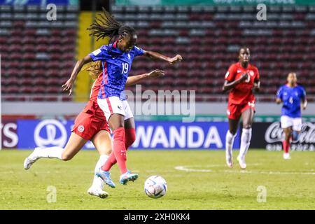 Manssita Traore, de France, lors de la Coupe du monde féminine U-20 de la FIFA, Costa Rica match France contre Canada le 14 août 2022. (Photo par : Martín Fonseca) Banque D'Images