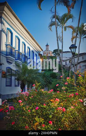 Photo de l'église de Serro, Minas Gerais, Brésil Banque D'Images