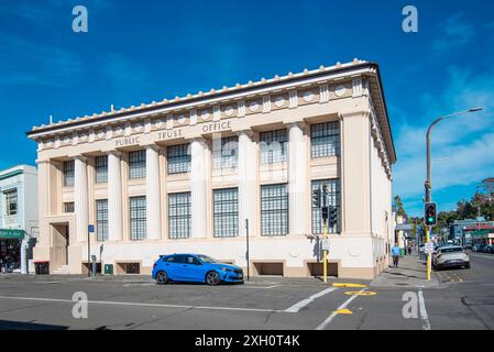 Le bâtiment public Trustees à Napier de 1922 à une conception de Hyland et Phillips de Hastings, est l'un des rares qui a survécu au tremblement de terre de 1931 Banque D'Images