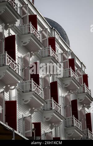 Splendid Palace Hôtel, île de Buyukada, la plus grande des îles des Princes dans la mer de Marmara, près d'Istanbul, Turquie Banque D'Images