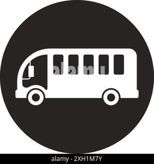 Conception de symbole d'illustration vectorielle d'icône de bus Illustration de Vecteur