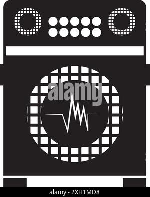 icône du système sonore illustration vectorielle conception de symbole Illustration de Vecteur