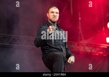 2024-06-06 Norje, Suède : Band Slaughter to Prevail au Sweden Rock Festival, Suède . (Photo de Lennart Håård | HaardRockPhotography) Banque D'Images