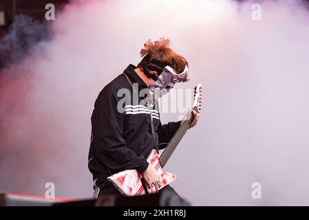 2024-06-06 Norje, Suède : Band Slaughter to Prevail au Sweden Rock Festival, Suède . (Photo de Lennart Håård | HaardRockPhotography) Banque D'Images