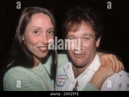 **FICHIER PHOTO** Shelley Duvall est décédée. Shelley Duvall Robin Williams en 1981 photo par Adam Scull/PHOTOlink/MediaPunch Banque D'Images