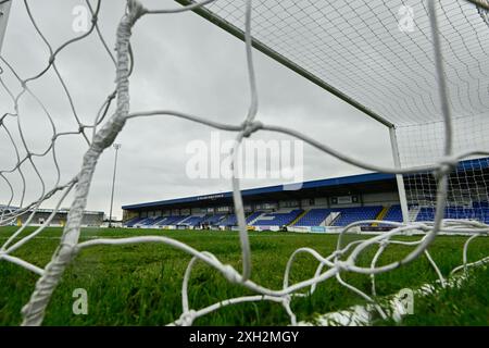 Chester, Royaume-Uni. 11 juillet 2024. Une vue générale du stade Deva avant le match amical de pré-saison Chester vs Stoke City au stade Deva, Chester, Royaume-Uni, le 11 juillet 2024 (photo de Cody Froggatt/News images) à Chester, Royaume-Uni le 7/11/2024. (Photo de Cody Froggatt/News images/Sipa USA) crédit : Sipa USA/Alamy Live News Banque D'Images