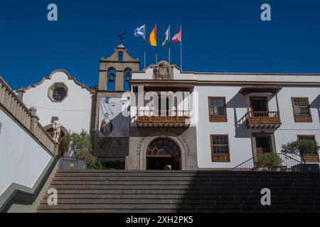 Icod de los Vinos, Espagne 6 septembre 2023, la mairie de 'Icod de los Vinos' Banque D'Images