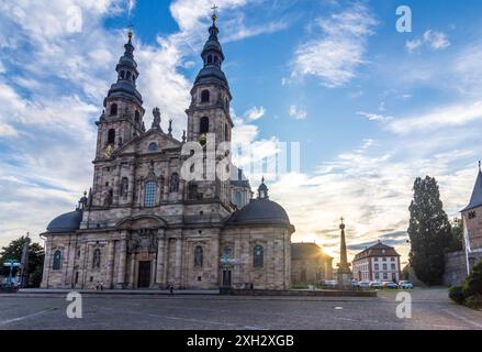 Fulda : Cathédrale de Fulda, Église de Michael à Rhön, Hessen, Hesse, Allemagne Banque D'Images