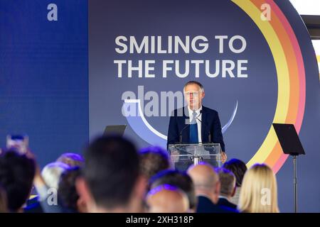 Torino, Italie. 11 juillet 2024. Carlos Tavares, Président-directeur général lors de l'anniversaire de Fiat 125 à Turin, Italie - jeudi 11 juillet 2024 - Motors - ( photo Mauro Ujetto/LaPresse ) crédit : LaPresse/Alamy Live News Banque D'Images