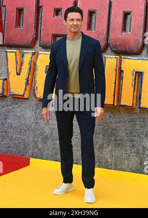 LONDRES, ANGLETERRE - 11 JUILLET 2024 : Hugh Jackman assiste à l'avant-première britannique de 'Deadpool & Wolverine' à Eventim Apollo, Hammersmith, le 11 juillet 2024 à Londres, Angleterre. ( Credit : Voir Li/Picture Capital/Alamy Live News Banque D'Images