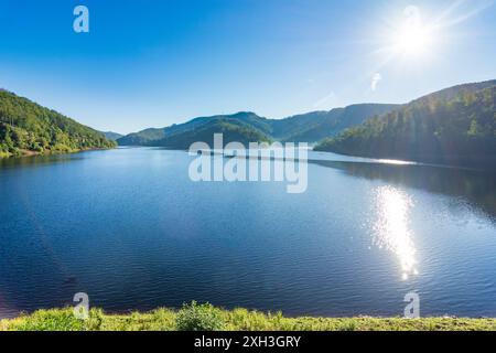 Bad Lauterberg im Harz : réservoir Odertalsperre de la rivière Oder dans le Harz, basse-Saxe, Allemagne Banque D'Images