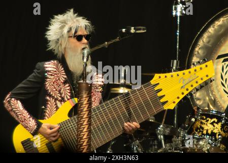 Londres, Royaume-Uni. 11 juillet 2024. ZZ Top sur scène à Wembley Arena. Cristina Massei/Alamy Live News Banque D'Images