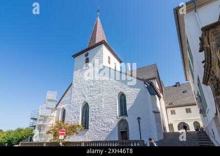 Arnsberg : ancienne église abbatiale de Wedinghausen dans le Sauerland, Rhénanie-du-Nord-Westphalie, Allemagne Banque D'Images