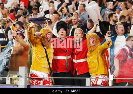 Dortmund, Allemagne. 10 juillet 2024. Angleterre supporters Football/Football : 'UEFA European Championship Germany 2024' demi-finale match entre pays-Bas - Angleterre au BVB Stadion Dortmund à Dortmund, Allemagne . Crédit : Mutsu Kawamori/AFLO/Alamy Live News Banque D'Images