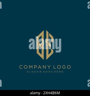 Logo BT Letter logo design Illustration de Vecteur