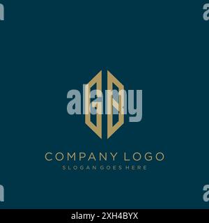 Logo GB lettre logo design Illustration de Vecteur