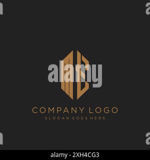 Logo MT lettre logo design Illustration de Vecteur