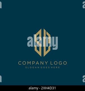 Logo SL lettre logo design Illustration de Vecteur