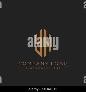 Logo YK lettre logo design Illustration de Vecteur