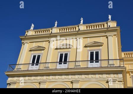 Architecture du palais de São Cristóvão, il a servi de résidence officielle à la famille impériale portugaise et brésilienne. Quinta da Boa Vista Banque D'Images