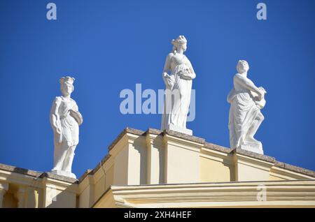 Architecture du palais de São Cristóvão, il a servi de résidence officielle à la famille impériale portugaise et brésilienne. Quinta da Boa Vista Banque D'Images