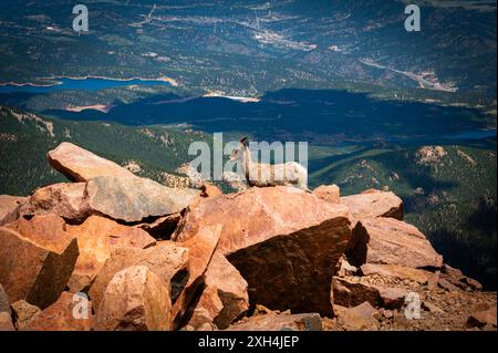 Pikes Peak Banque D'Images