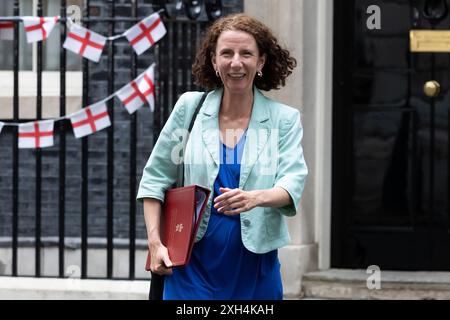 Londres, Royaume-Uni. 9 juillet 2024. Anneliese Dodds quitte la 2ème réunion du cabinet du nouveau gouvernement travailliste à Downing Street, Londres, Royaume-Uni le 9 juillet 2024. Les nouveaux députés devraient prêter serment au Parlement plus tard aujourd'hui après les élections générales de la semaine dernière, remportées par le Parti travailliste dans une victoire écrasante. (Crédit image : © SOPA images via ZUMA Press Wire) USAGE ÉDITORIAL SEULEMENT! Non destiné à UN USAGE commercial ! Banque D'Images