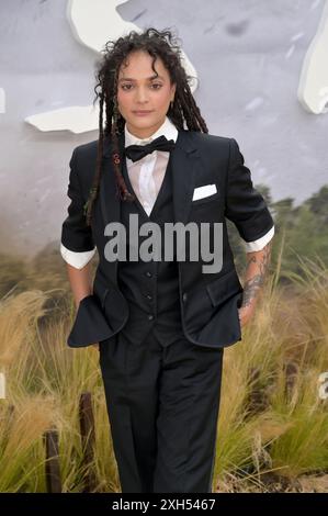 Los Angeles, États-Unis. 11 juillet 2024. LOS ANGELES, ÉTATS-UNIS. 11 juillet 2024 : Sasha Lane à la première de Twisters au Regency Village Theatre. Crédit photo : Paul Smith/Alamy Live News Banque D'Images