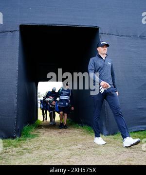 North Berwick, Écosse, Royaume-Uni. 11 juillet 2024. Premier jour au Genesis Scottish Open qui commence aujourd'hui jusqu'au 14 juillet au Renaissance course à l'extérieur de North Berwick dans East Lothian. Pic ; Jordan Spieth. Iain Masterton/Alamy Live News Banque D'Images