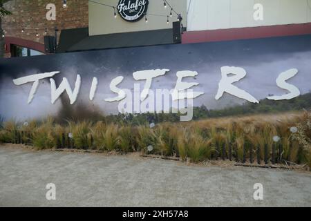 Los Angeles, Californie, USA 11 juillet 2024 Universal Pictures présente la première de Twisters au Regency Village Theatre le 11 juillet 2024 à Los Angeles, Californie, USA. Photo de Barry King/Alamy Live News Banque D'Images