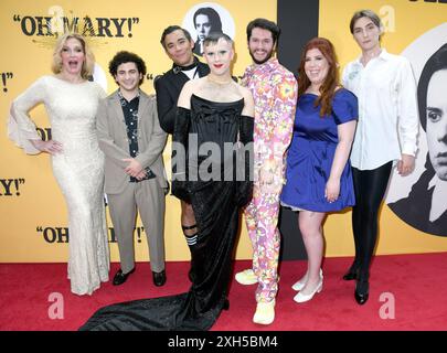 NY. 11 juillet 2024. Bianca Leigh, Tony Macht, Conrad Ricamora, James Scully, Cole Escola, Hannah Solow, Peter Smith aux arrivées pour OH, MARY! Soirée d'ouverture à Broadway, Lyceum Theatre, New York, NY, 11 juillet 2024. crédit : Quoin pics/Everett Collection/Alamy Live News Banque D'Images