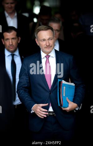 Christian Lindner - Bundeshaushalt 2025 DEU, Deutschland, Allemagne, Berlin, 05.07.2024 Christian Lindner , Bundesfinanzminister FDP nach der Bundespressekonferenz zum Thema Bundeshaushalt 2025 in Berlin Deutschland en: Christian Lindner , ministre fédéral des Finances FDP après la conférence de presse fédérale sur le plan budgétaire fédéral 2025 à Berlin Allemagne . *** Christian Lindner Bundeshaushalt 2025 DEU, Deutschland, Allemagne, Berlin, 05 07 2024 Christian Lindner , ministre fédéral des Finances FDP après la conférence de presse fédérale sur le plan budgétaire fédéral 2025 à Berlin GE Banque D'Images