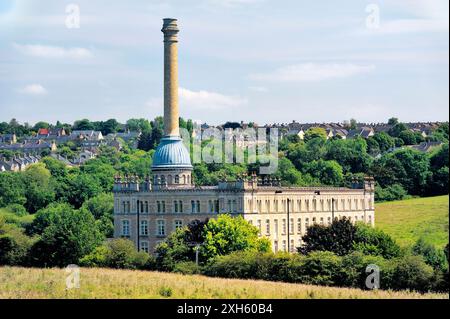Bliss Mill, Chipping Norton, Oxfordshire, Angleterre. Tweed moulin construit par William Bliss 1872. Célèbre pour les grèves millworkers 1913 Banque D'Images