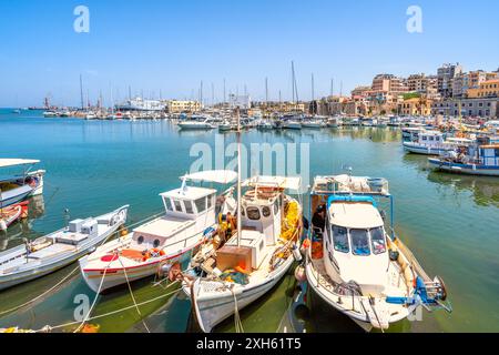 Vieille ville d'Héraklion, île de Crète, Grèce Banque D'Images