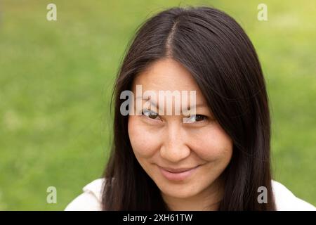 portrait of an asian woman Banque D'Images
