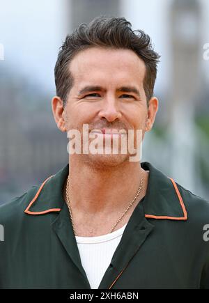 Londres, Royaume-Uni. 12 juillet 2024. Ryan Reynolds au Deadpool & Wolverine UK Photocall. Crédit : Doug Peters/EMPICS/Alamy Live News Banque D'Images