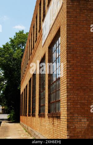 Bâtiment abandonné à Tyler, TX États-Unis Banque D'Images