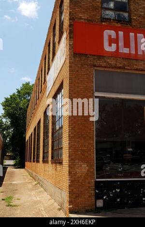 Bâtiment abandonné à Tyler, TX États-Unis Banque D'Images