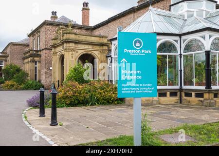 Le musée et conservatoire à Preston Park,,Eaglescliffe Stockton on Tees,Angleterre,UK Banque D'Images