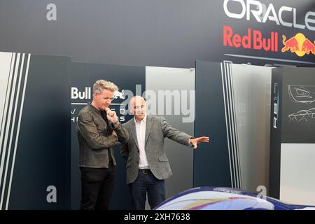 Goodwood, West Sussex, Royaume-Uni 12 juillet 2024. Le célèbre chef Gordon Ramsey au Goodwood Festival of Speed – « Horseless to Hybrid – Revolutions in Power », à Goodwood, West Sussex, Royaume-Uni. © Malcolm Greig/Alamy Live News Banque D'Images