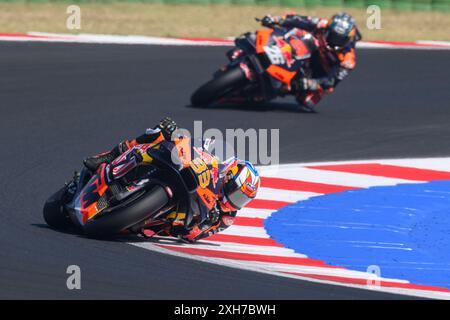 Brad BINDER #33 (RSA) du Red Bull KTM Factory Racing en action lors du MotoGP Gran Premio Red Bull de San Marino 2023. Banque D'Images