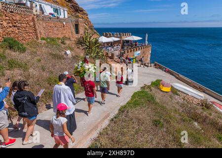 Île de Berlenga, Portugal : 22 juin 2024 : Festival en l'honneur de Saint Jean Baptiste, sur l'île de Berlenga, Peniche. Portugal Banque D'Images