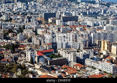 La ville d'Alger en Algérie Banque D'Images