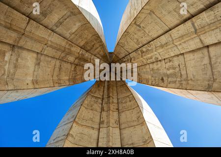 Le mémorial du martyr à Alger Banque D'Images