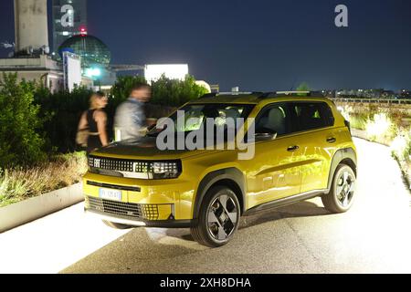 Turin, Italie - 11 juillet 2024 première présentation publique de la nouvelle Fiat Grande Panda 2024 Banque D'Images