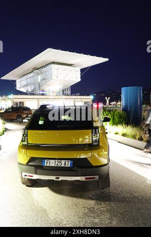 Turin, Italie - 11 juillet 2024 première présentation publique de la nouvelle Fiat Grande Panda 2024 Banque D'Images