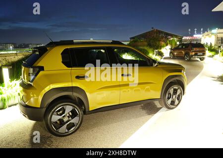 Turin, Italie - 11 juillet 2024 première présentation publique de la nouvelle Fiat Grande Panda 2024 Banque D'Images